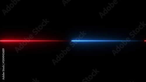 Wallpaper Mural glowing neon Straight neon lazer line color black background Torontodigital.ca