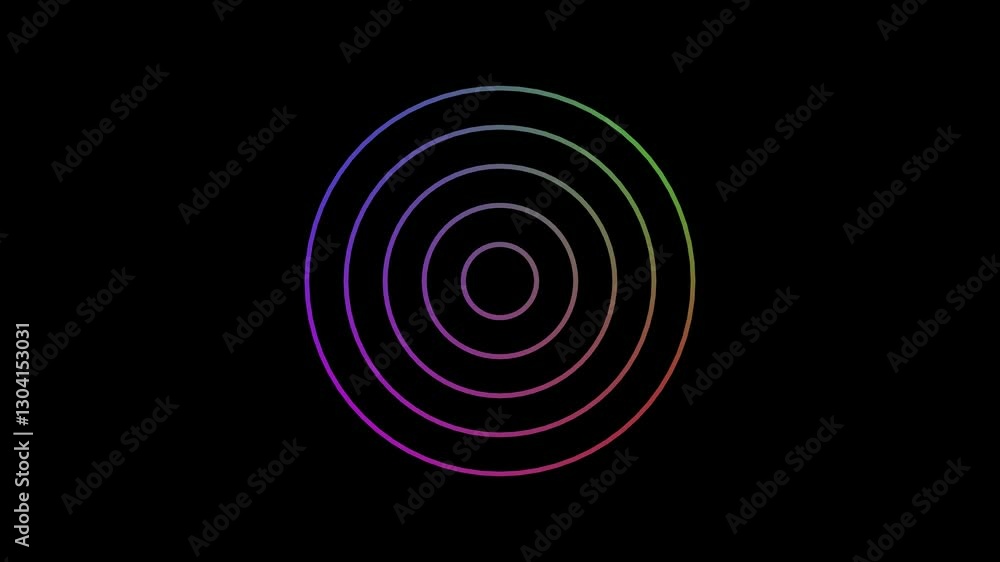 colourfull light wave radio diffusion. Abstract background. Digital radio waves white circle diffusion animation. Animation Loopable colourfull light wave radio diffusion. Abstract background. Digital radio waves white circle diffusion animation. Animation Loopable