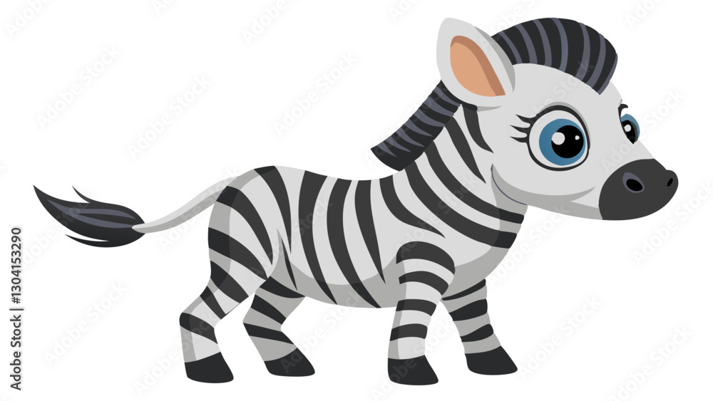 Obraz premium zebra vector illustration