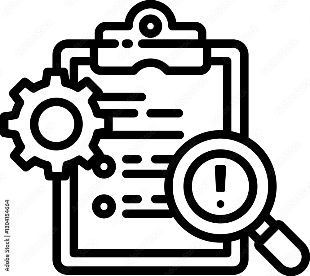 Risk Control Icon in Outline Style. Simple Vector Design. Simple Vector Outline Icon Risk Control Icon in Outline Style. Simple Vector Design. Simple Vector Outline Icon