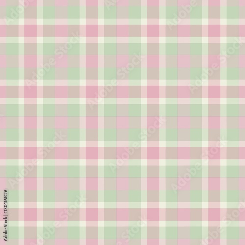 Pattern checkered seamless. Checkered pastel color, pink and green.  Nice  print design. For fabric, paper gift, textile, fashion design, home decor, handmade project, holiday collection