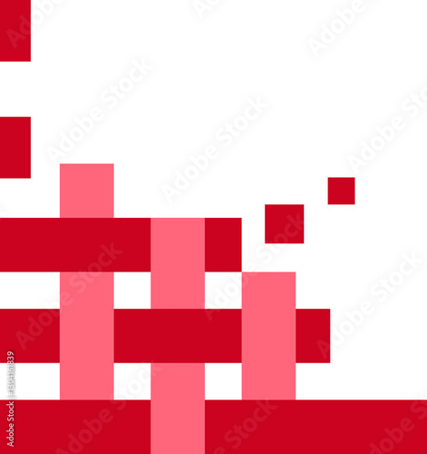 abstract background with red squares