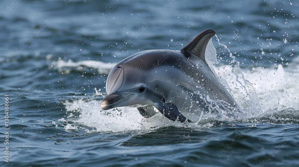 Obraz premium dolphin jumping out of water
