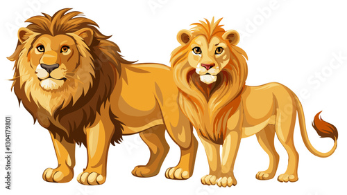 lion and lioness