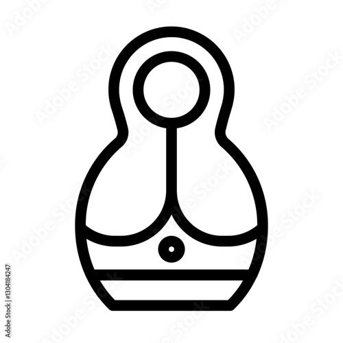 Matryoshka Doll Icon
