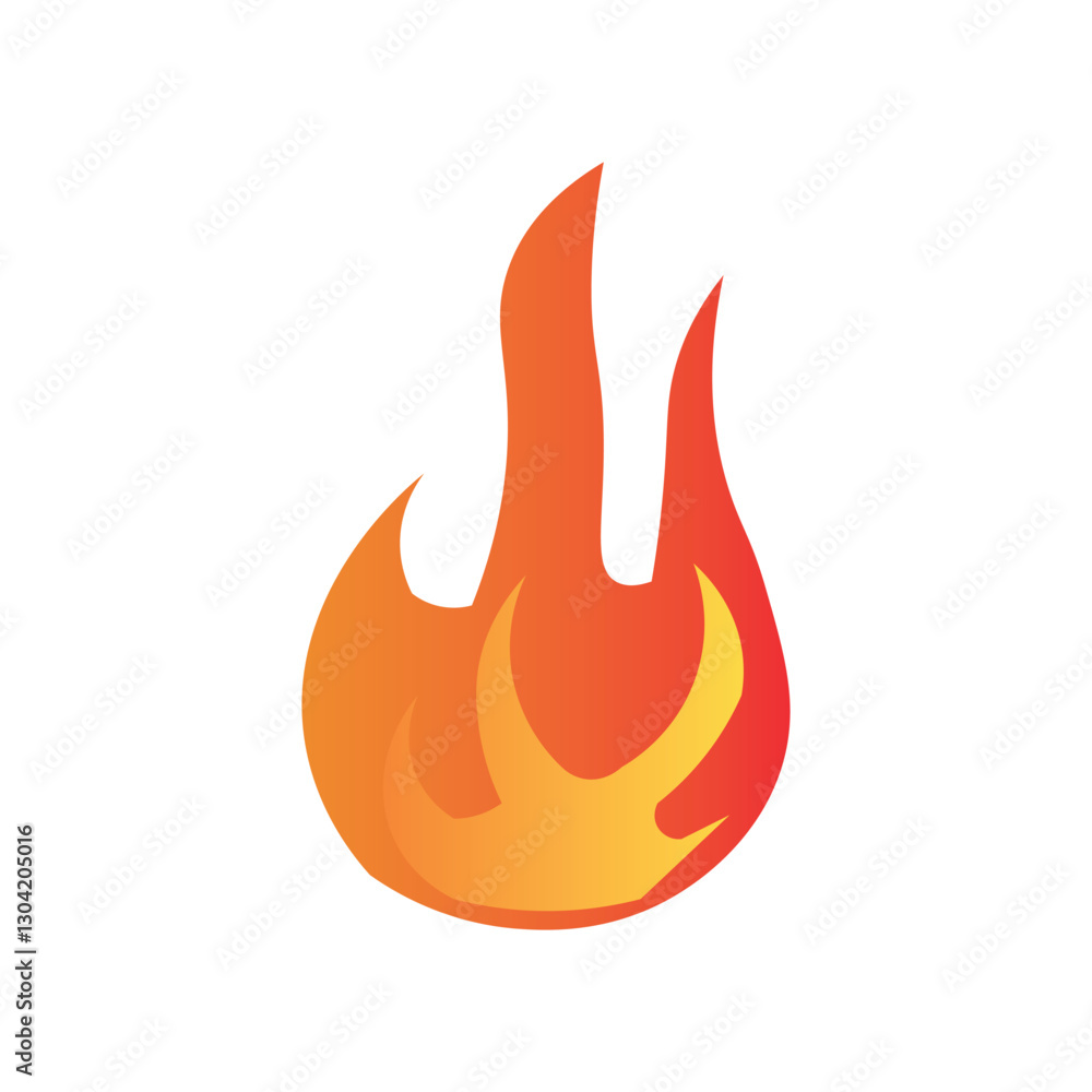 colored fire icon