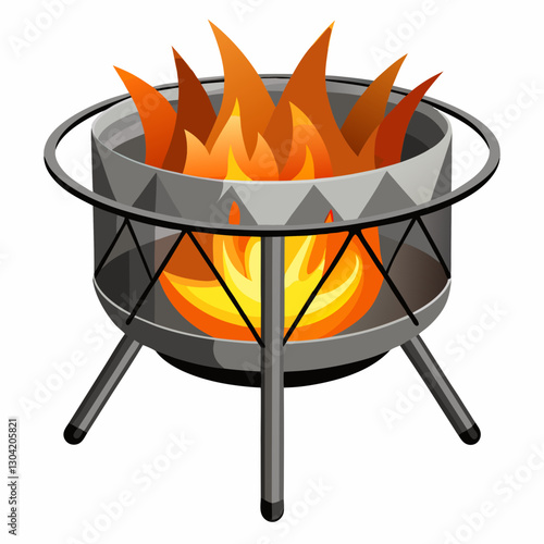 steel fire pit