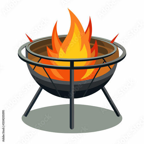 steel fire pit