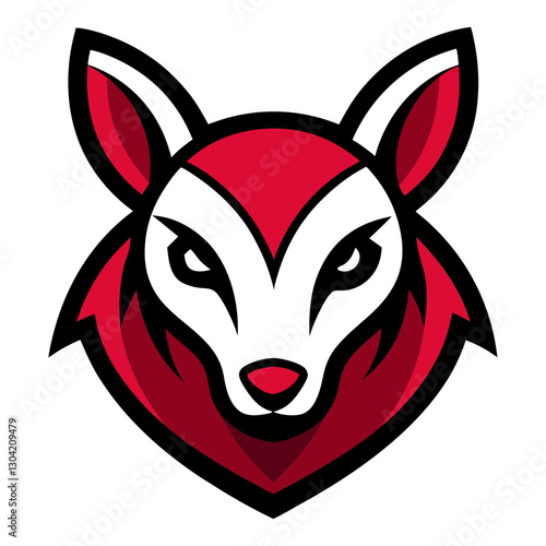 Armadillo head mascot logo design vector
