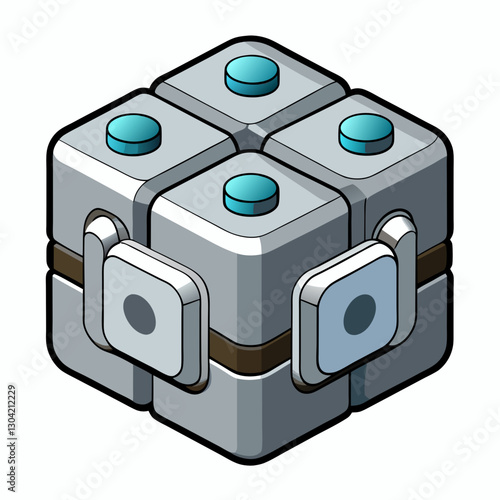 aluminum fidget cube 