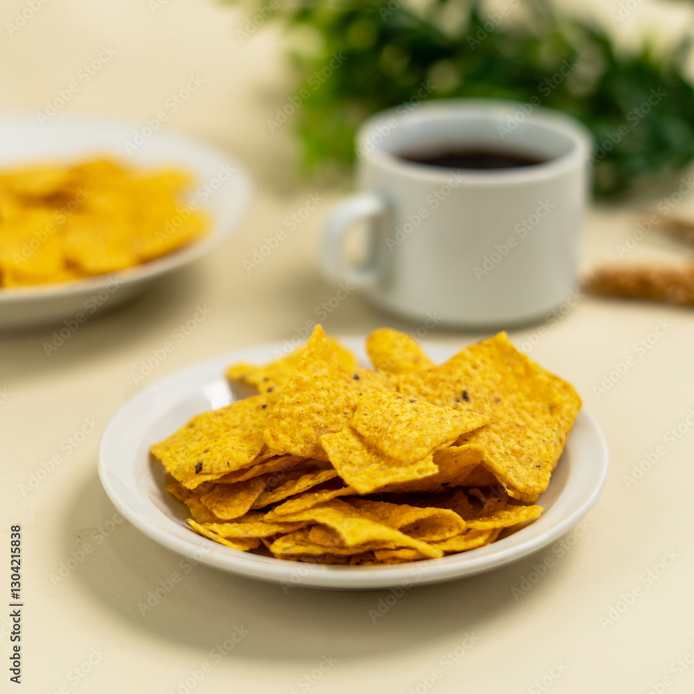FEBRUARY 26, 2025, TANGERANG.
Tortillas fried until crispy and delicious! Tortilla chips are a great choice for an afternoon snack! FEBRUARY 26, 2025, TANGERANG.
Tortillas fried until crispy and delicious! Tortilla chips are a great choice for an afternoon snack!