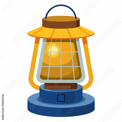 compact solar powered lantern