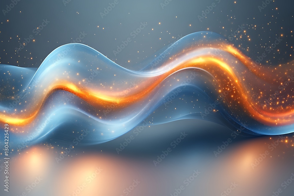 Flowing Light on Smooth Surface Abstract