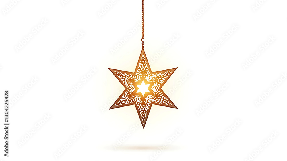 Illuminated Star Ornament for Ramadan Illuminated Star Ornament for Ramadan