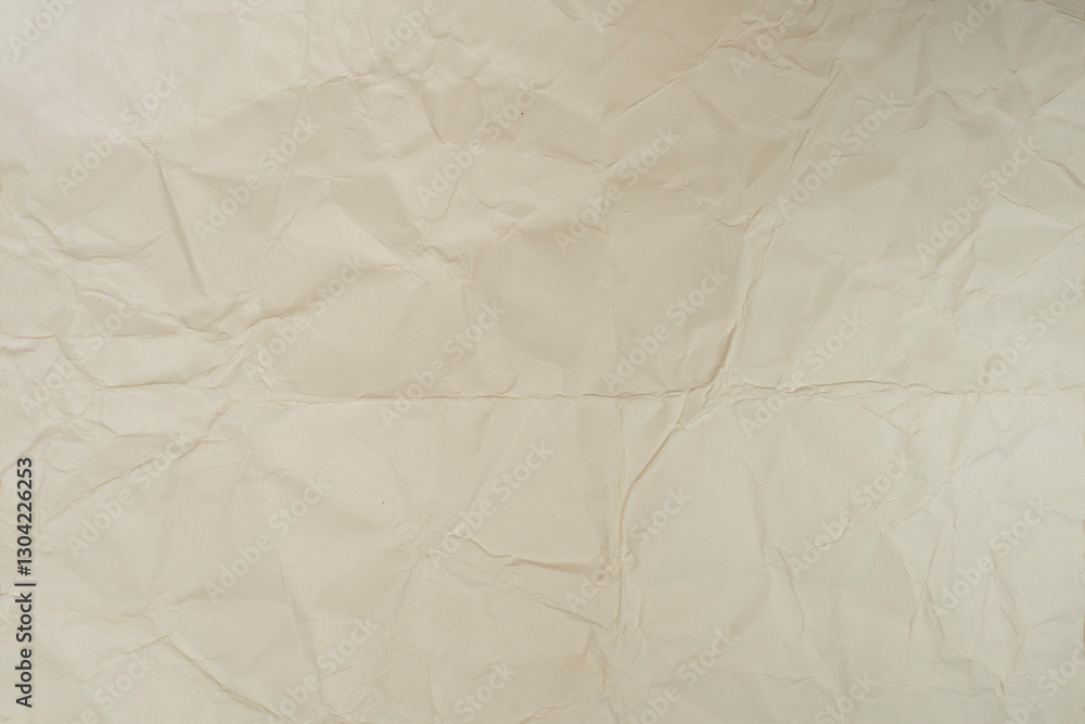 Obraz premium Crumpled Burgundy-Brown Recycled Paper Texture Background