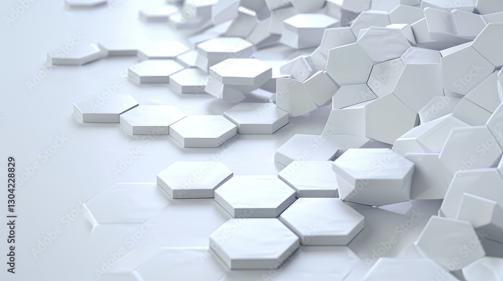 Dynamic hexagonal pattern formation abstract concept 3d environment minimalist viewpoint innovative design Dynamic hexagonal pattern formation abstract concept 3d environment minimalist viewpoint innovative design