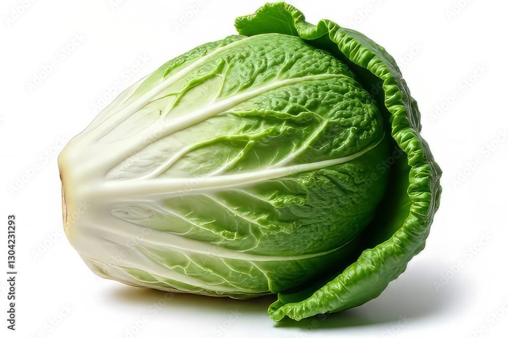 Obraz premium Fresh Organic Napa Cabbage Close-Up Image