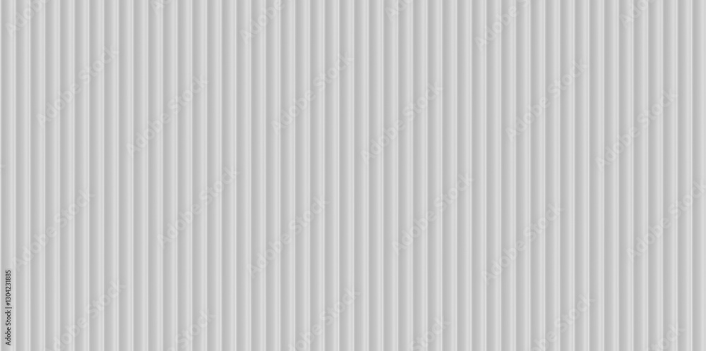 Obraz premium abstract 3D volume smooth striped plastic pipe pattern or texture for background