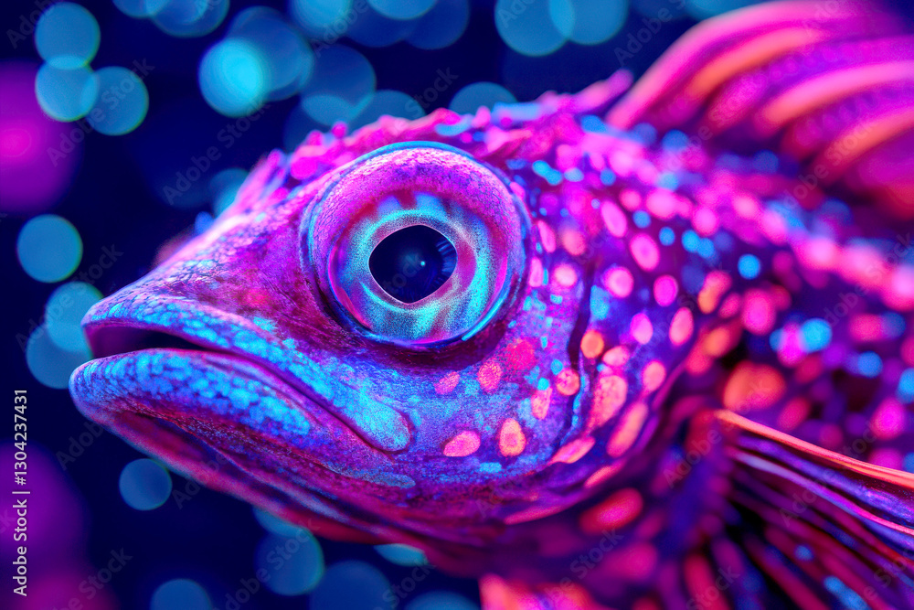 Vibrant fish showcasing colorful patterns and textures under light. Vibrant fish showcasing colorful patterns and textures under light.