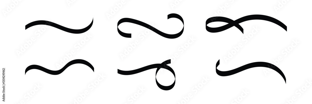 Tail Swoosh Baseball flat Sign, Typography font curve tail, font swoosh tail ornamental vector, text ornaments football or athletics tail, ornamental swash underline Swirl black colour in eps 10. Tail Swoosh Baseball flat Sign, Typography font curve tail, font swoosh tail ornamental vector, text ornaments football or athletics tail, ornamental swash underline Swirl black colour in eps 10.