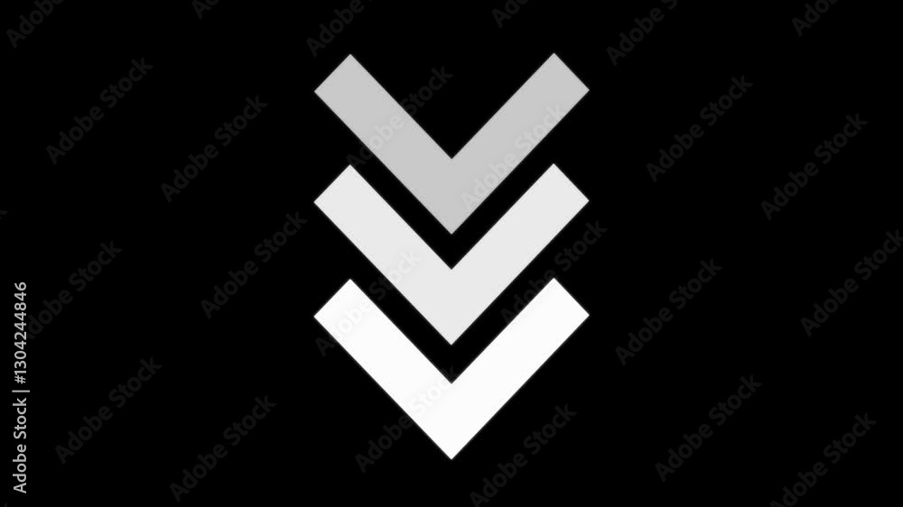 3d arrow icon swipe down animation black background. Down Directional Arrow Loop Animation. Animated arrows for the overlay video layer. 3d arrow down directional. 3d arrow icon swipe down animation black background. Down Directional Arrow Loop Animation. Animated arrows for the overlay video layer. 3d arrow down directional.