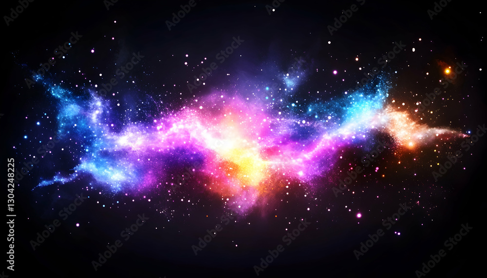 Fototapeta premium Colorful Nebula in Deep Space