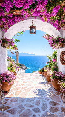 Greek Island Archway Views