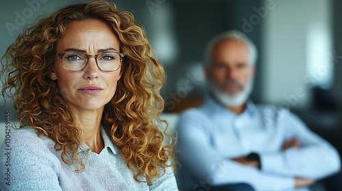 Disagreement, woman, couple, home