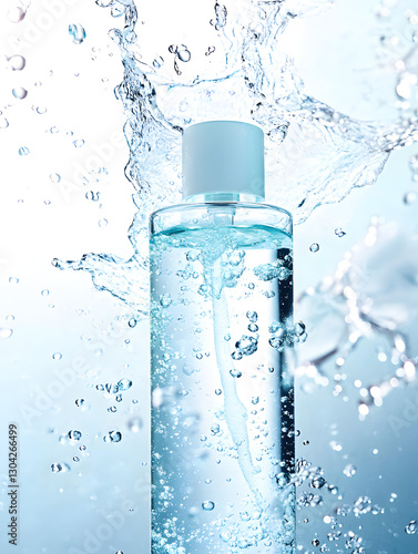 Obraz na płótnie Refreshing Facial Cleansing Gel – A Gentle Touch of Purity w salonie