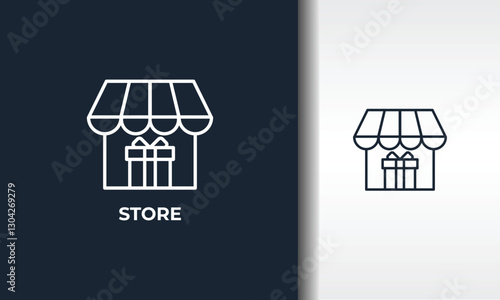 Store Vector, Icon Or Logo Sign Isolated Symbol Illustration