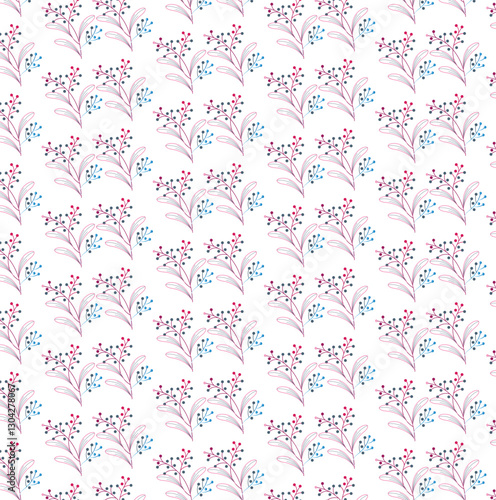 seamless pattern with flowers