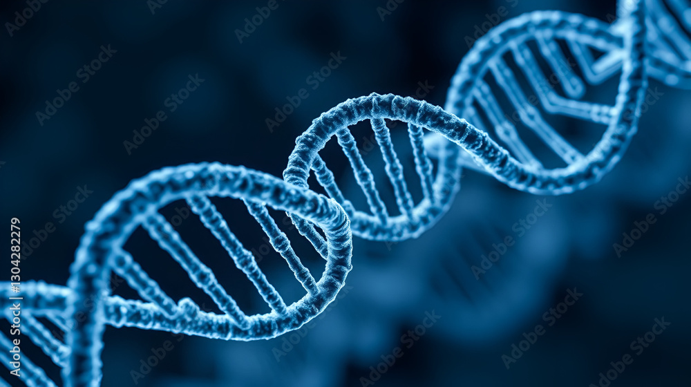 Intricate Double Helix Structure of DNA Molecule Representing Genetic Information and Life's Blueprint in Science Intricate Double Helix Structure of DNA Molecule Representing Genetic Information and Life's Blueprint in Science