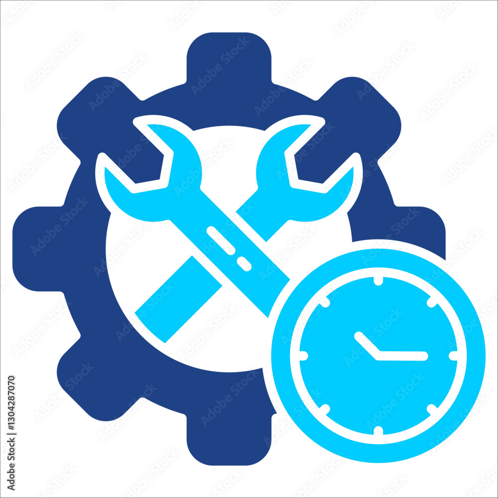 Obraz premium Service Simple Icon Vector Illustration Concept