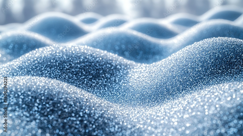 A close-up view showcases a serene blue and white background, where delicate snowflakes gently blanket the surface, creating a tranquil winter scene filled with soft textures. A close-up view showcases a serene blue and white background, where delicate snowflakes gently blanket the surface, creating a tranquil winter scene filled with soft textures.
