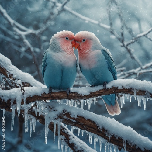 bird in snow
