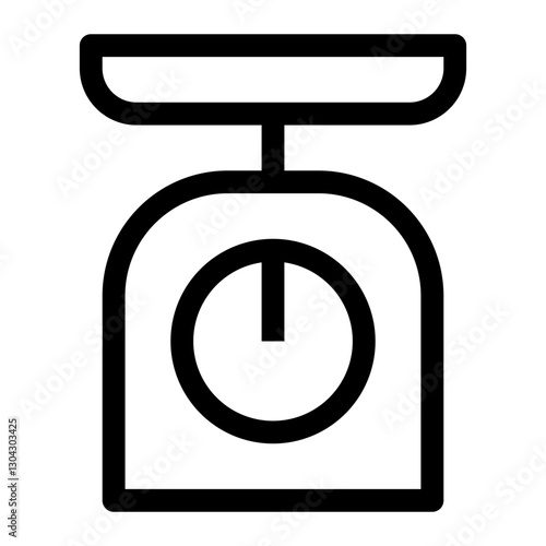 Kitchen thin icon