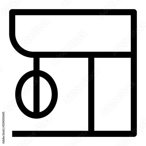 Kitchen thin icon