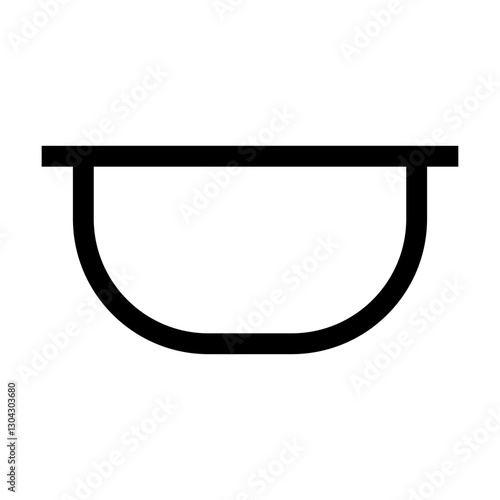 Kitchen thin icon