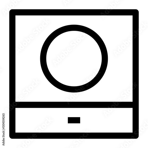 Kitchen thin icon