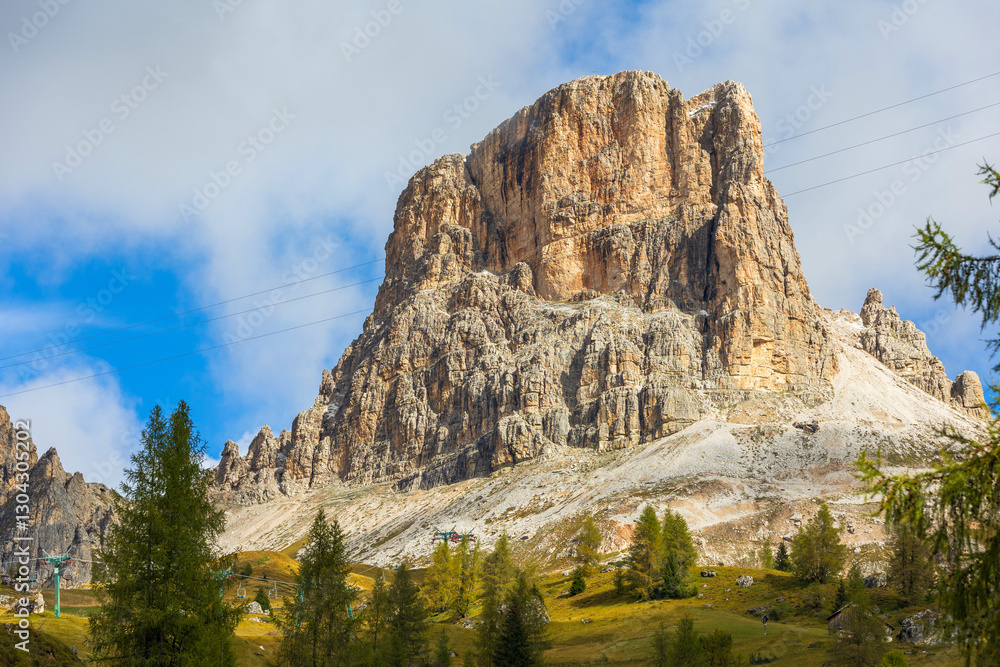 Ra Gusela Peak, Giau Pass, South Tyrol Italy Ra Gusela Peak, Giau Pass, South Tyrol Italy