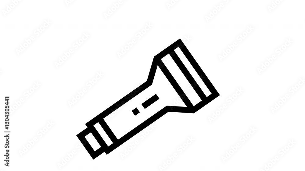 Flashlight animated icon Flashlight animated icon