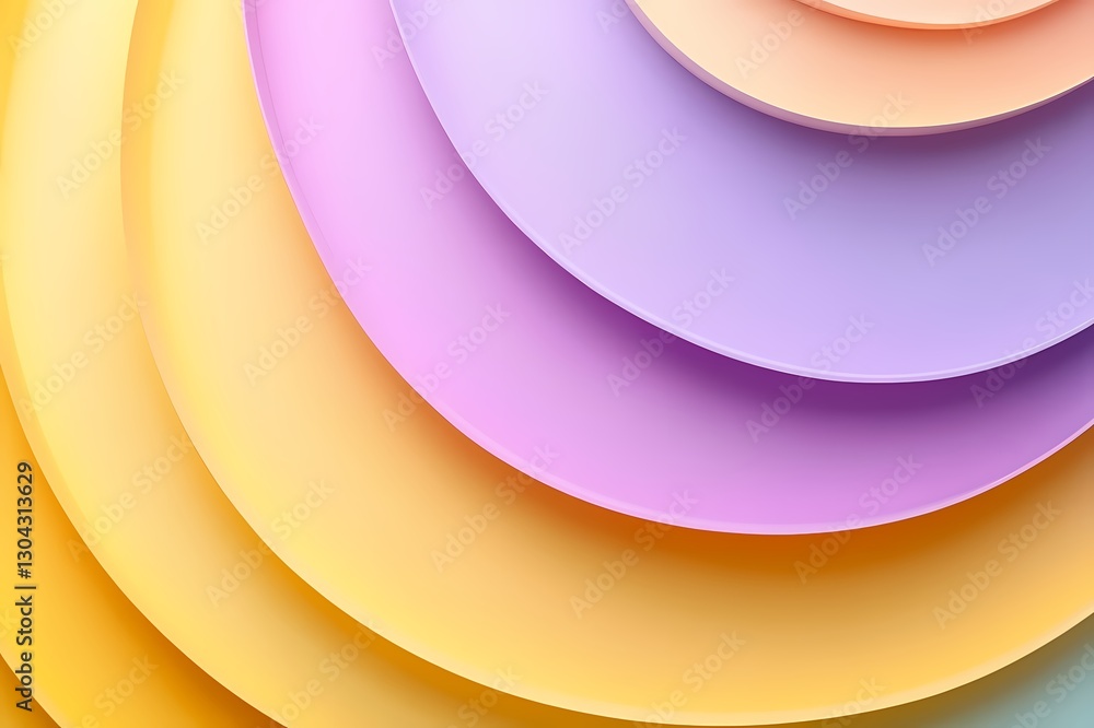 Obraz premium pastel rainbow Modern abstract shapes Geometric shapes background. Abstract gradient colored background.