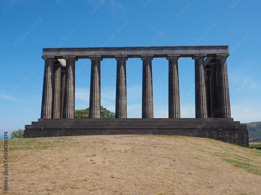 National Monument on Calton Hill in Edinburgh National Monument on Calton Hill in Edinburgh