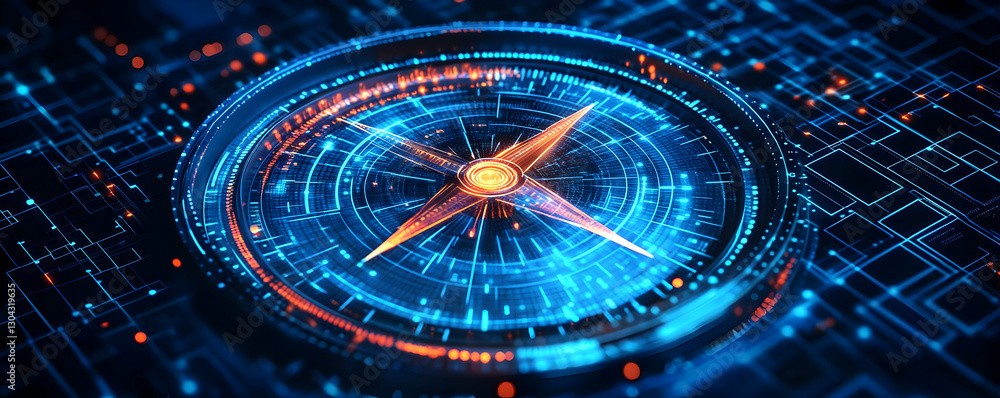 custom made wallpaper toronto digitalDigital compass guiding tech future