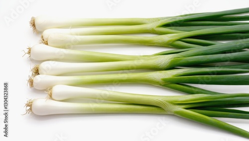Fresh Chives: A close-up shot of fresh, vibrant green chives arranged in a visually appealing composition, perfect for culinary and health-related content.