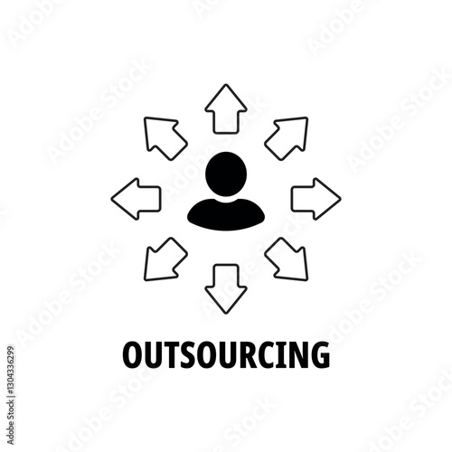 outsourcing icon
