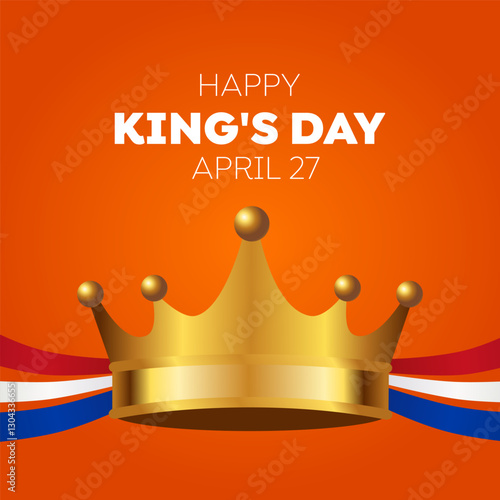vector graphic of Kings Day ideal for Kings Day celebration