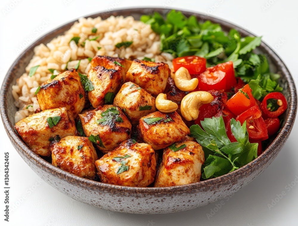 Spicy Chicken with Cashew Nuts and Vegetables Spicy Chicken with Cashew Nuts and Vegetables