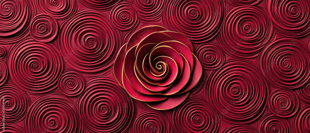 Elegant red rose with abstract swirl patterns on textured background, Abstract swirl roses illustration backgrounds textured For Wedding and Engagement Elegant red rose with abstract swirl patterns on textured background, Abstract swirl roses illustration backgrounds textured For Wedding and Engagement