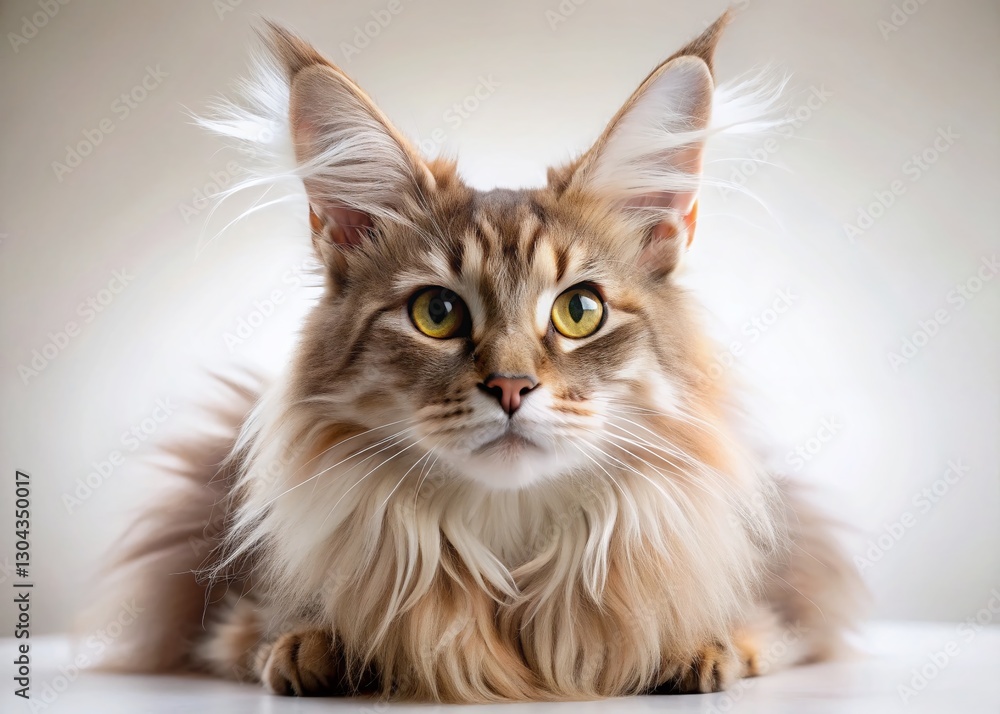 Adorable Fluffy Cat with Long Hare-Like Ears - Documentary Style Pet Photography Adorable Fluffy Cat with Long Hare-Like Ears - Documentary Style Pet Photography